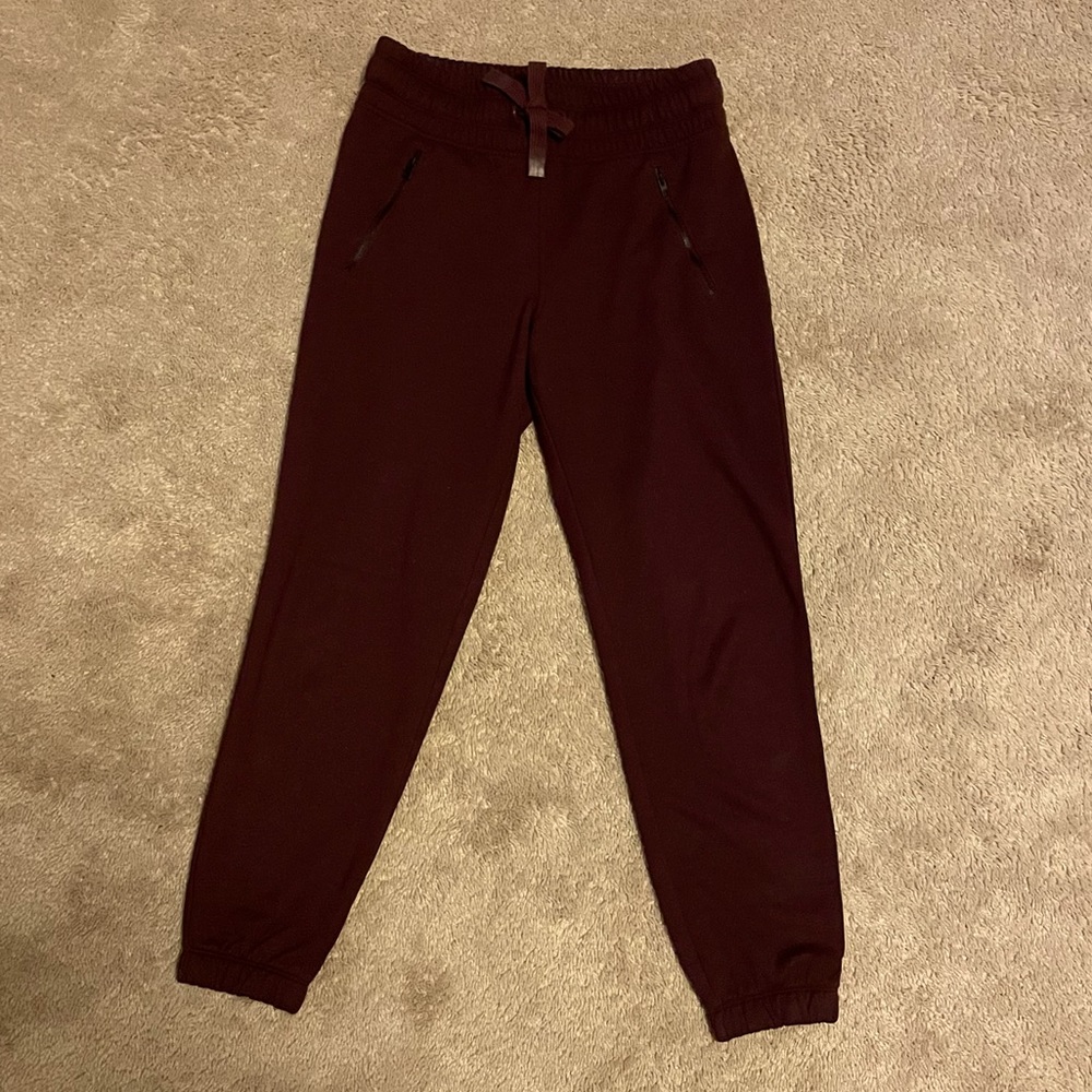 Athleta Joggers Maroon